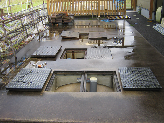 あづま果樹園　浄化槽