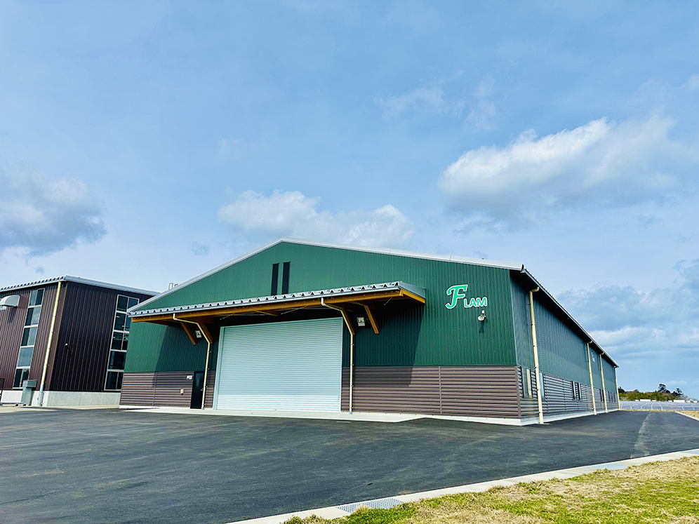 福島高度集成材製造センター製品保管倉庫新築工事（令和6年3月竣工）